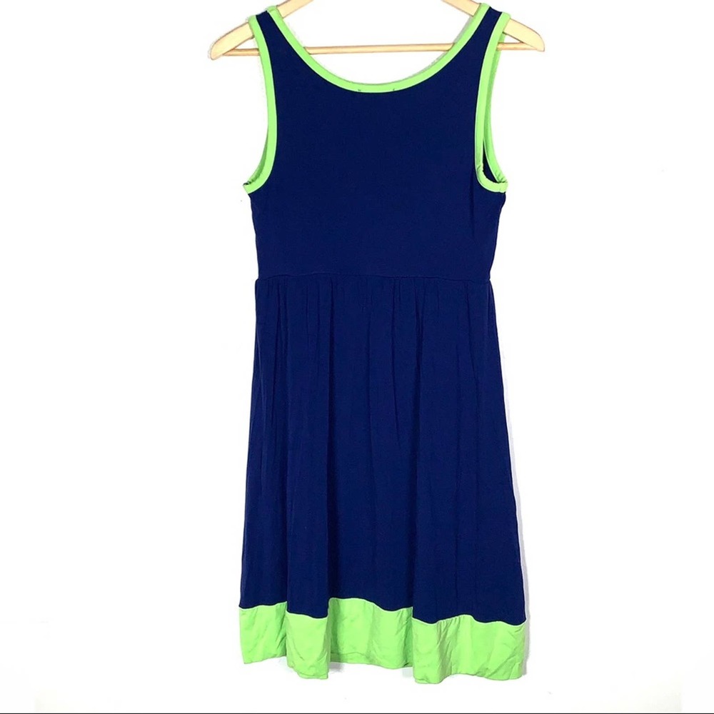 Cynthia Rowley blue/green lounge dress  swim cover - Picture 5 of 5